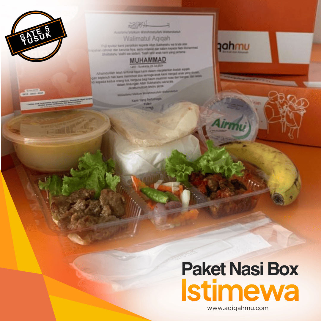 PAKET SATE NASI BOX ISTIMEWA